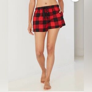 Stars Above Red and Black Athletic Shorts